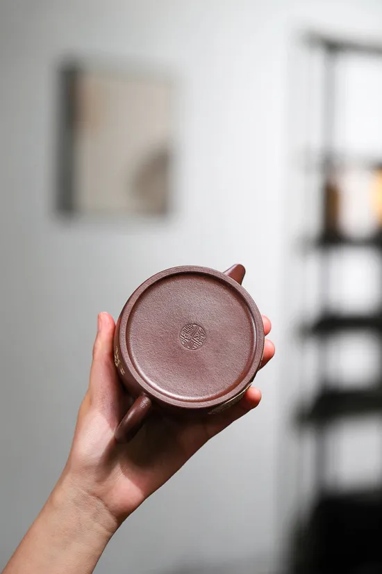 紫砂壺漢瓦款手工泥繪茶具 1