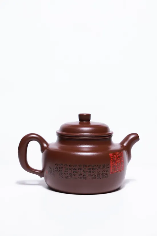 紫砂壺德鐘壺顧脈徐門景舟傳人吳亞維製作 2