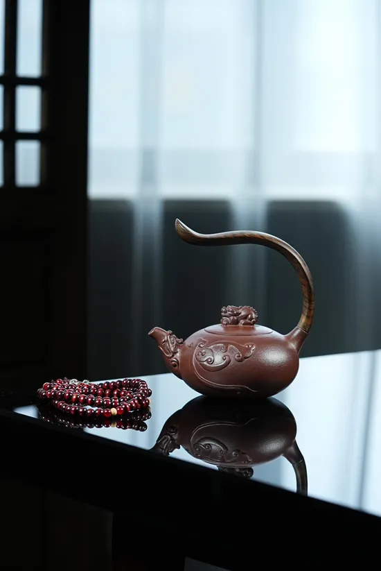 唐羽女王祥瑞飛羽紫砂壺 高品質手工製造 1