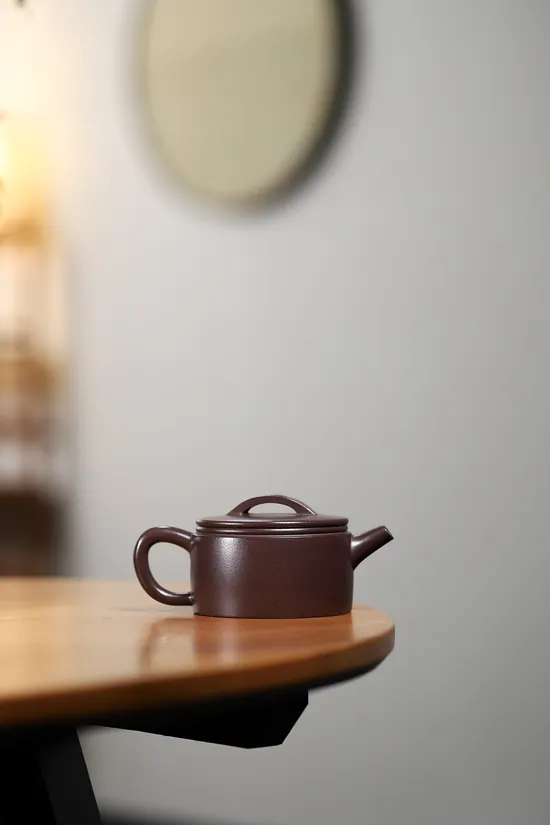 百目老紫泥純手工紫砂壺漢瓦180cc 1