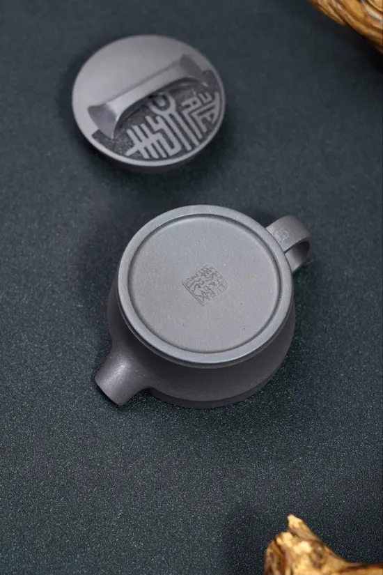 紫砂壺天青泥手工製作 1