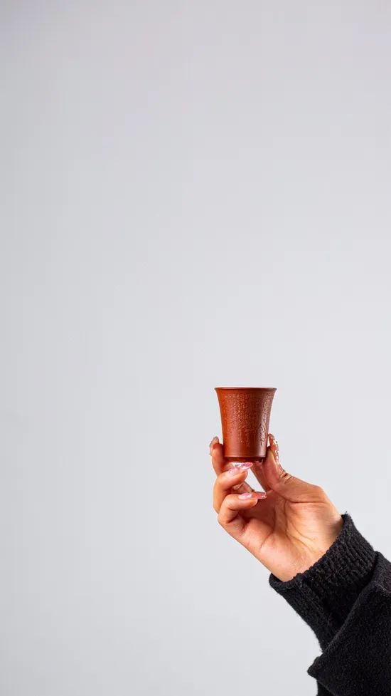 紫砂壺朱泥主人杯45cc原礦精品 1