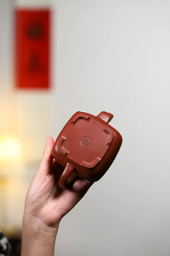 紫砂壺天地方圓楊軍保原礦底槽清手工製作 1