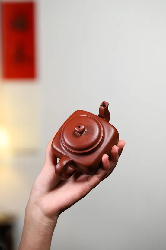 紫砂壺天地方圓楊軍保原礦底槽清手工製作 2