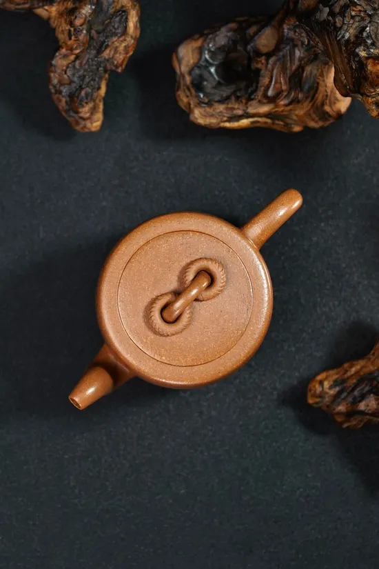 紫砂壺雙圈經典款原礦老段330cc7孔 2