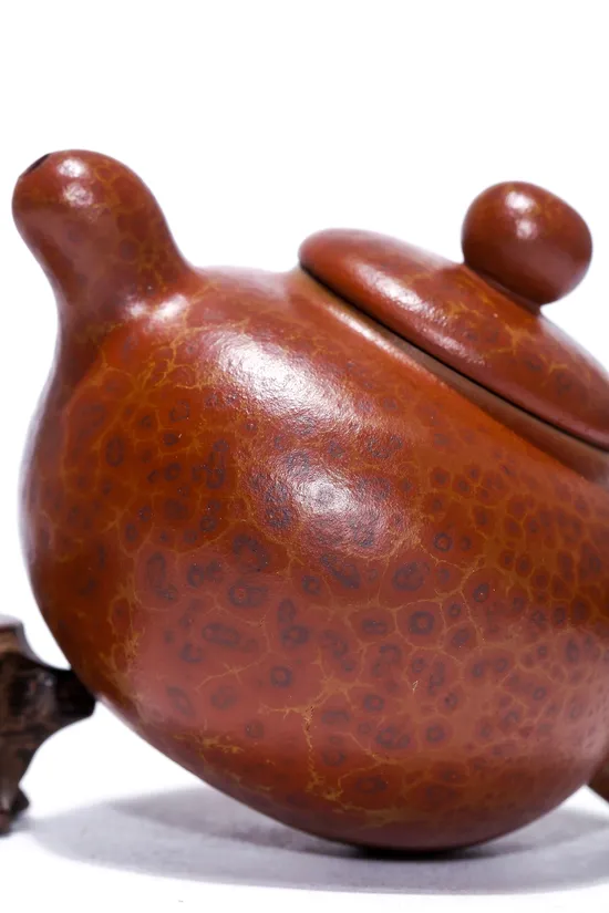 紫砂壺一粒珠國藝師張娟火山玉影絞泥工藝 1