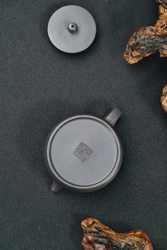 紫砂壺天青泥手工製作 2