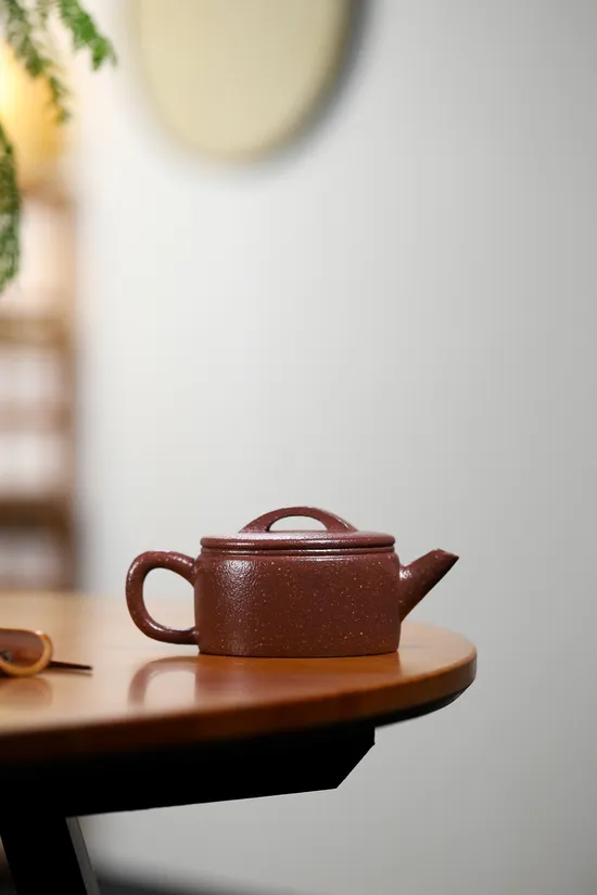 楊鵬經典傳器全手工漢瓦紫砂壺220cc珍藏級天青泥 1