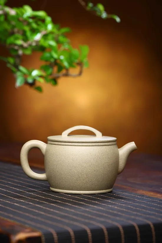 漢瓦紫砂壺｜吳國政手工製作原礦段泥茶具 2