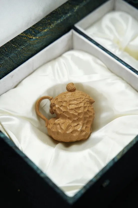 紫砂壺 精品手工製作 好事花生把玩器 1