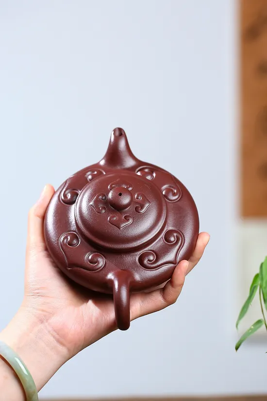 紫砂壺石紅料手工製作 限量珍藏 2