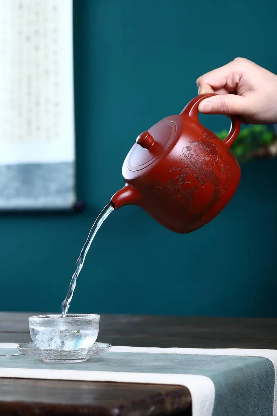 范家一脈紫砂壺大紅袍手工製作收藏佳品 2