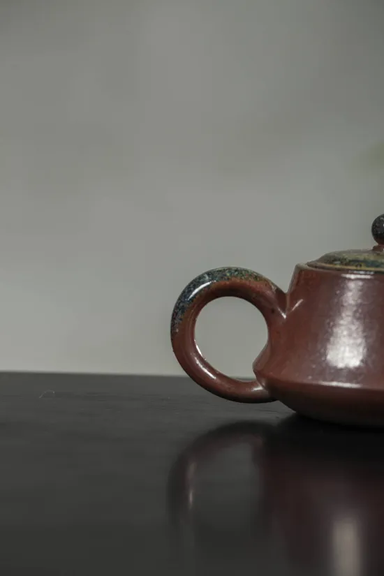 紫砂壺範建新曲壺手工製作原礦柴燒 2