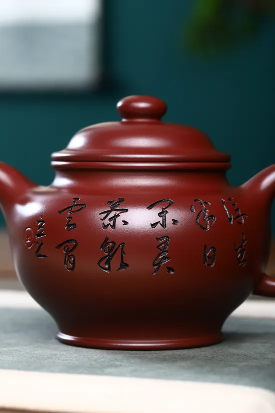 紫砂壺收藏重器掇只壺原礦龍血砂400cc 1