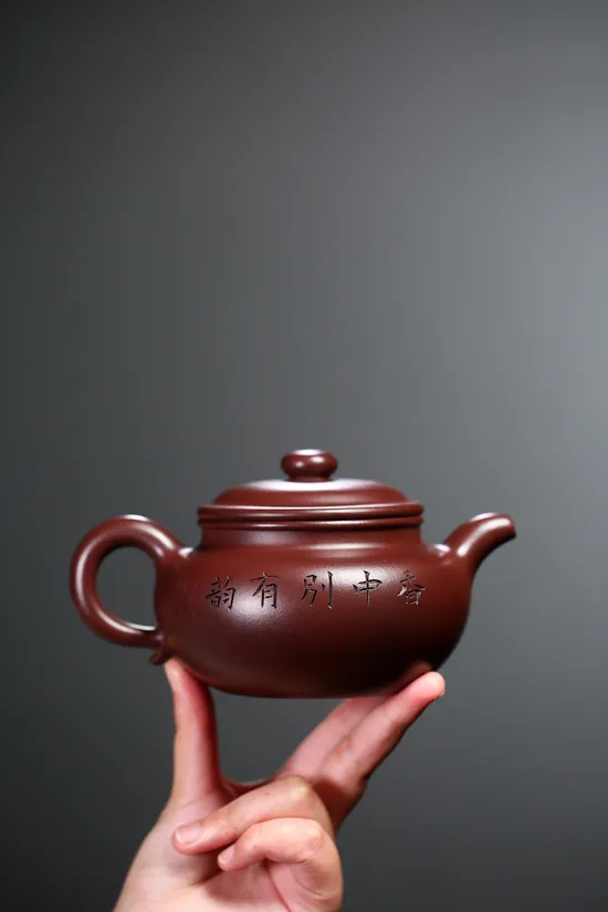 紫砂壺收藏級仿古作品 溫潤老紫泥手工製作 2