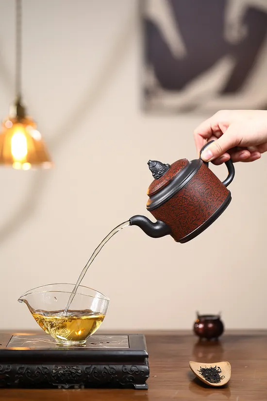 紫砂壺年年有餘國藝師鮑玉華手工製作 2