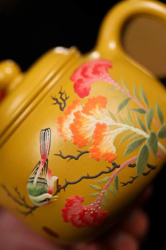 國工楊軍保紫砂壺匏尊原礦黃金朱泥手工製作 2