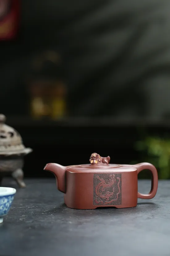 紫砂壺楚漢風雲工藝美術師鮑玉華手工製作 2