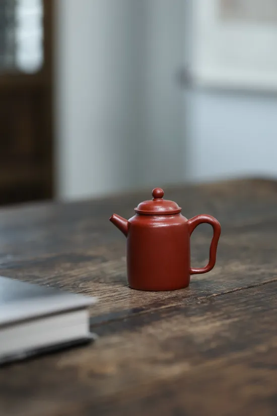 紫砂壺手工製作國工方勤平大紅袍朱泥80cc 1