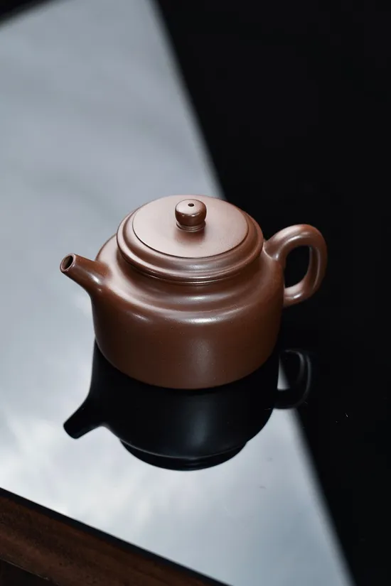 紫砂壺德鍾經典款原礦老紫泥260cc 1