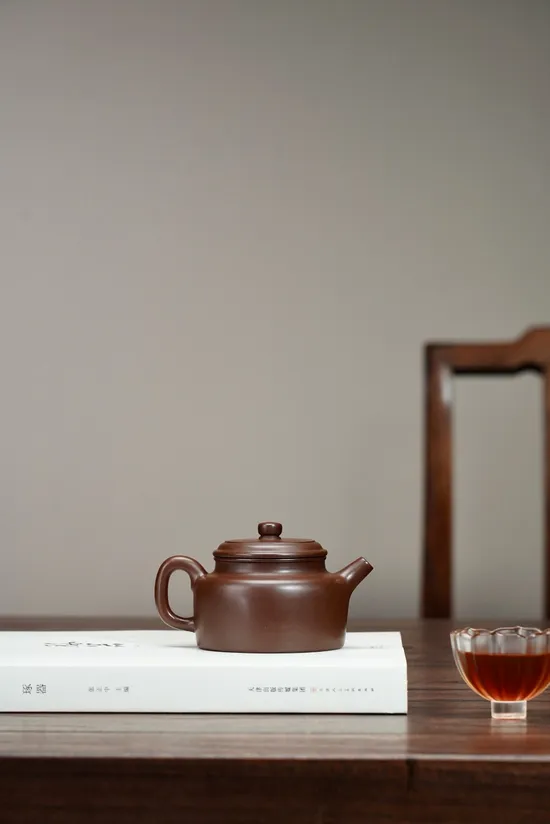 紫砂壺德鍾經典款原礦老紫泥260cc 2