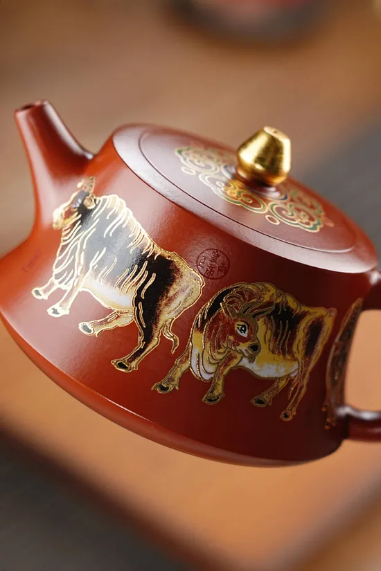 國工精品紫砂壺柱基礎地強強手工製作 1