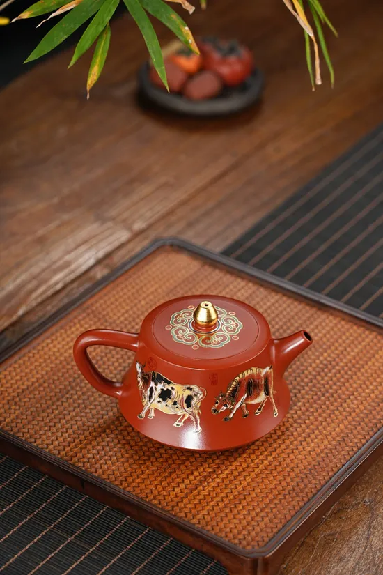 國工精品紫砂壺柱基礎地強強手工製作 2