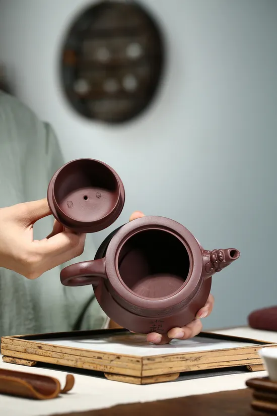 紫砂壺風生水起底槽清手工製作 1