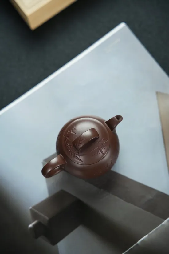 漢瓦慕古紫砂壺160cc 精緻手工藝品 1