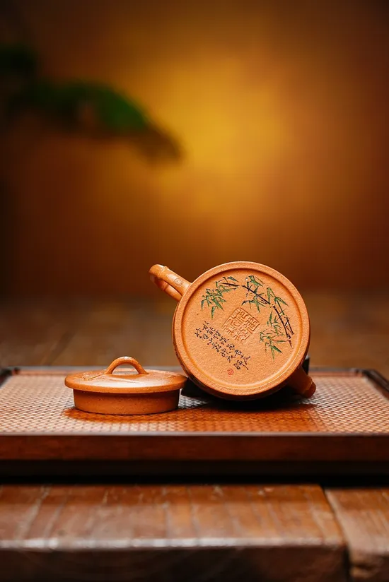 紫砂壺手工製作名家範建新松竹梅200cc 1