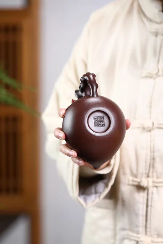 紫砂壺聖桃高工鑑藏手工製作 2