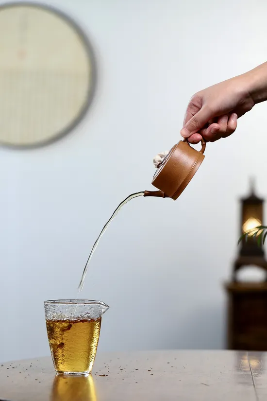 紫砂壺太湖石竹國工精品降坡泥120cc袁連雲製作 2