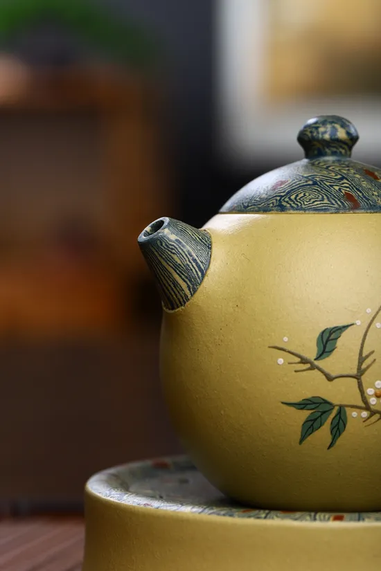 紫砂壺 龍蛋套具 200CC 原礦本山綠泥 徐六明工藝美術師 1