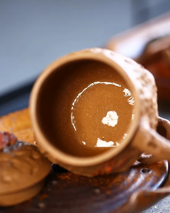 蒼龍供春蓋杯 紫砂壺 泥料優質 工藝精湛 2