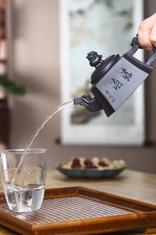 紫砂壺徐六明精品淡泊明志220cc鐵砂泥收藏佳品 1