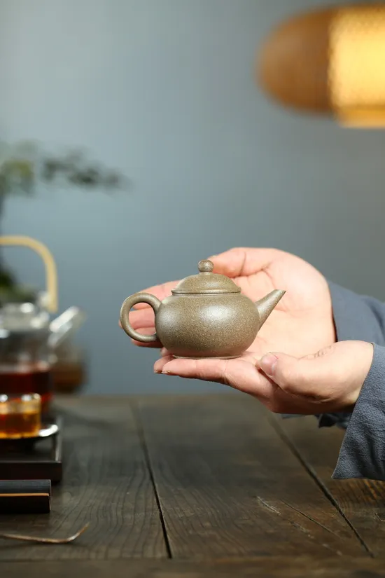 紫砂壺高俊傑手工製作原礦玉砂料 2