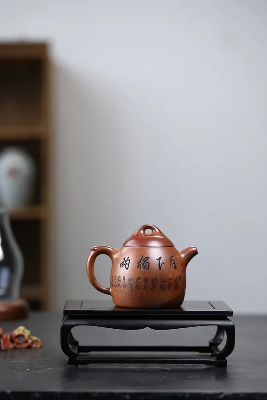 紫砂壺秦權精品國藝師鮑玉華創作 2