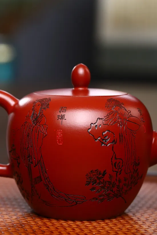 紫砂壺四大美女美人肩國工巔峰之作收藏價值高 2