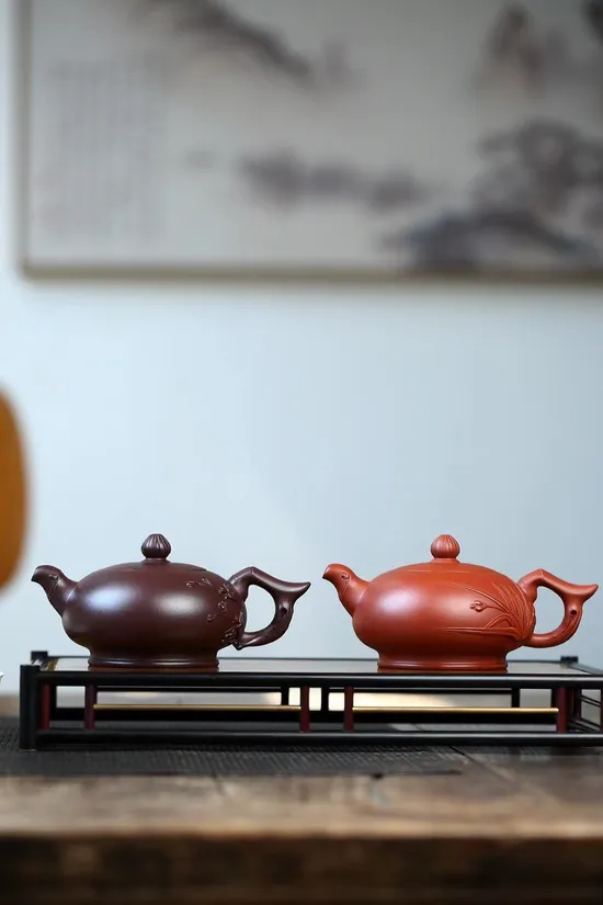 紫砂壺梅蘭竹菊實用收藏器 1