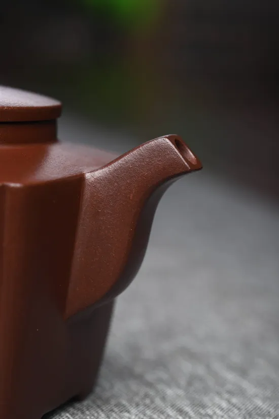 紫砂壺四方蕙心王老師工藝美術師原礦深井底槽清400cc 1