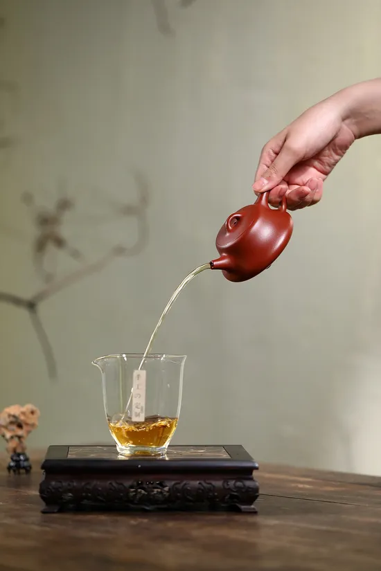 紫砂壺納瓢大紅袍150cc戚志君名家手工製作 2