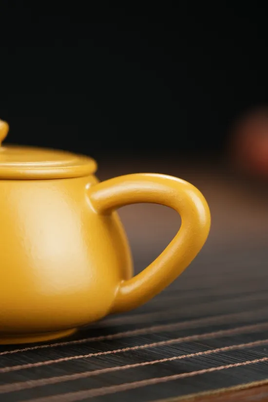 紫砂壺平蓋石瓢國工精品手工製作 2