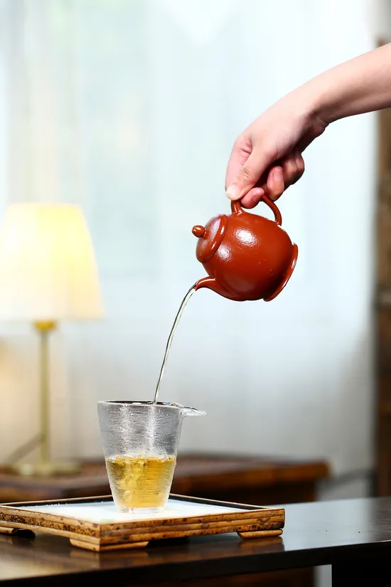 楊鵬老師紫砂壺七十年代梨皮大紅袍200cc 1