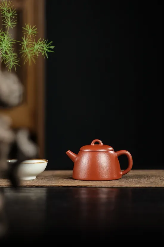 手工紫砂壺秦權款式 紫砂茶具收藏首選 1