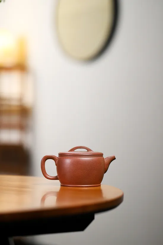 漢瓦紫砂壺雲霧桃花泥200cc國工楊軍保老師手工製造 1