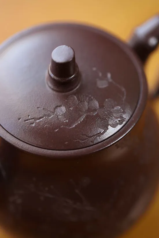 紫砂壺秀竹國工精品老紫泥170cc 2