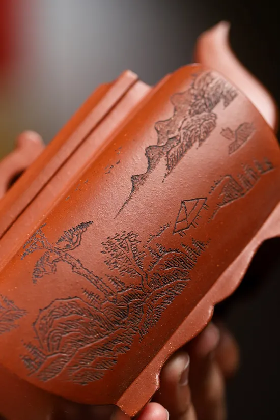 黃自英紫砂壺四方橋鼎收藏級工藝 2