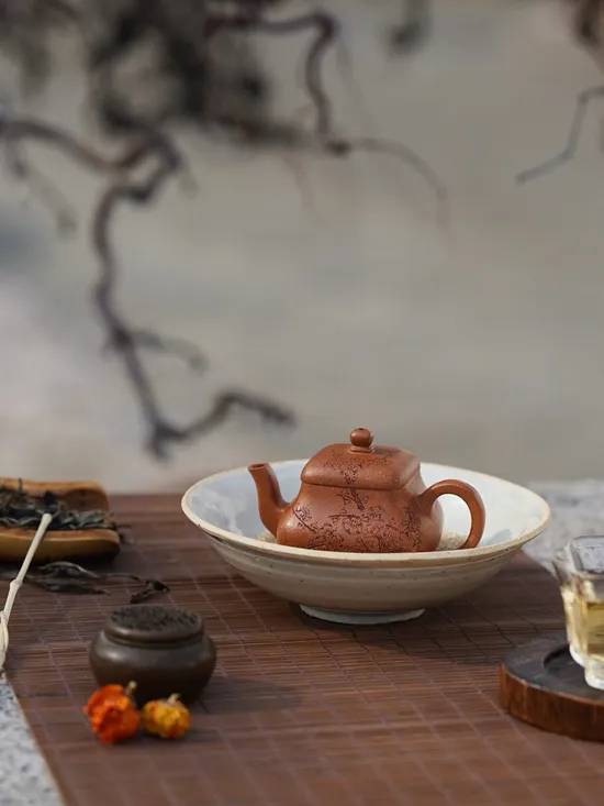 四方君德金降坡泥100ml紫砂壺 2