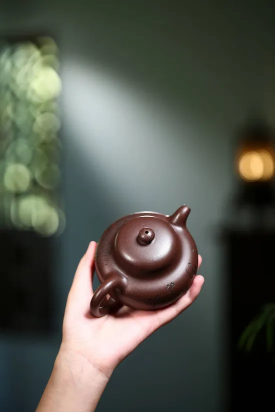 紫砂壺柿圓吳偉明手工製作 2