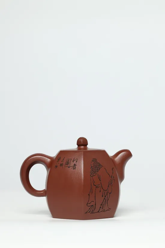 紫砂壺陳月娥老師六方銅鈴手工創作 2